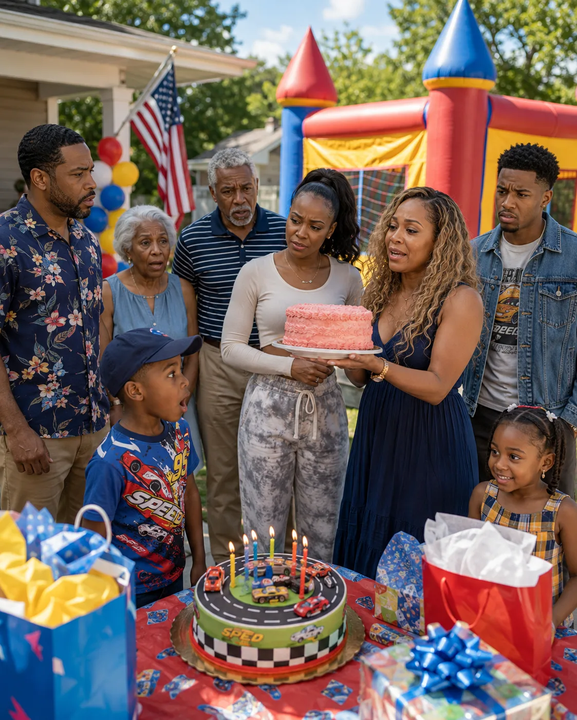 At my son’s birthday party, my sister suddenly stood up and announced, “Since everyone’s already here, why don’t we sing for Lily too? Her birthday is only two weeks away!” Then she brought out a cake for her daughter while my son quietly lowered his eyes to the floor. I didn’t say a single word.