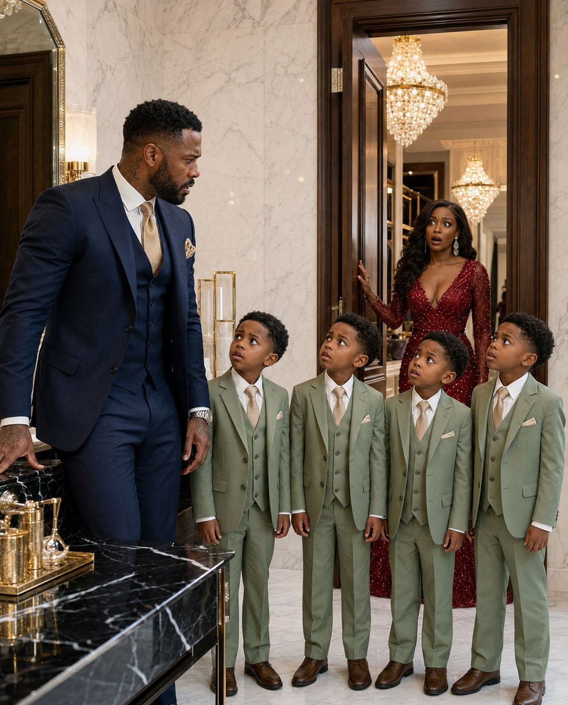 Four little boys walked into a restaurant bathroom only hours before I was supposed to announce my engagement. Five minutes later, I was staring at four identical versions of myself—and realizing someone had buried a secret powerful enough to destroy the life planned for me.