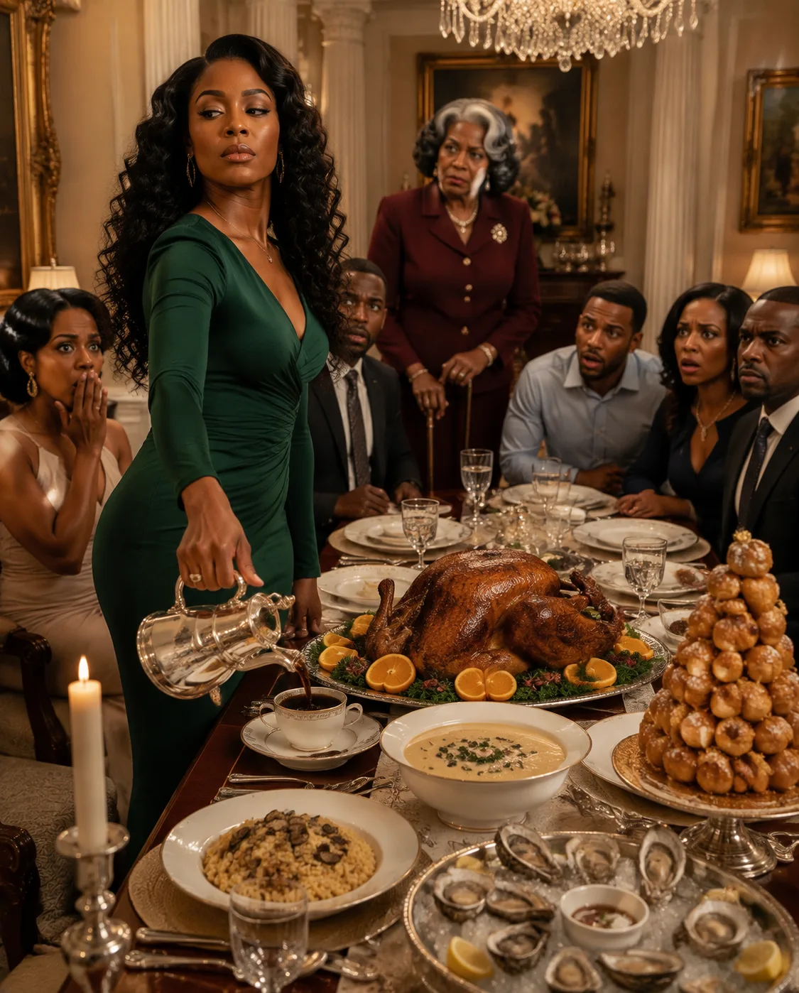 After I Asked Where He’d Been Until 3 A.M., My Husband Left Me With A Bl33ding Lip. The Next Morning, He Smirked At The Feast I Prepared—Until The Kitchen Door Opened And The Woman He Never Expected Walked In.