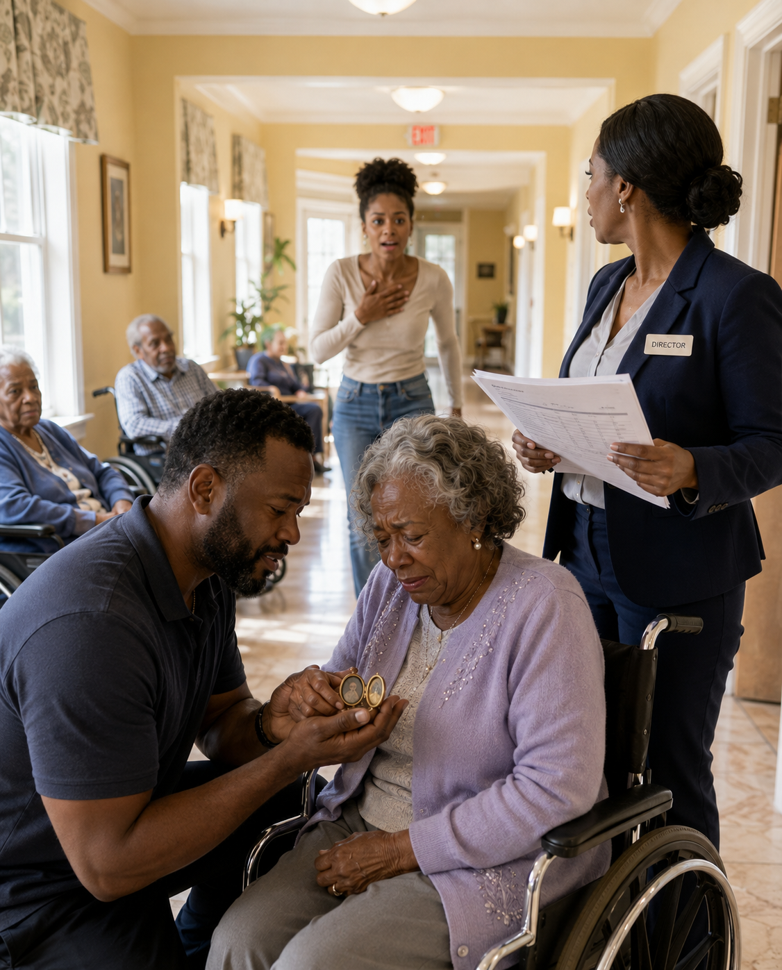 I Went to a Neglected Nursing Home to Deliver a Donation. Then an Elderly Woman Held My Face and Whispered, “Julian… My Little Boy Came Back.” I Thought I Was There to Change Her Life—I Never Imagined I Was About to Discover My Own.