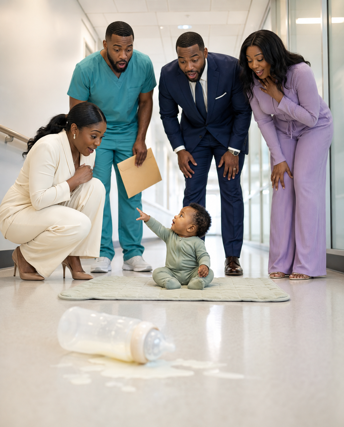 One Year After Our Divorce, My Ex-Husband Called Me “Useless” At The Hospital And Boasted About His Son With My Former Best Friend—Then The Clinic Director Stepped Out Of The Elevator.