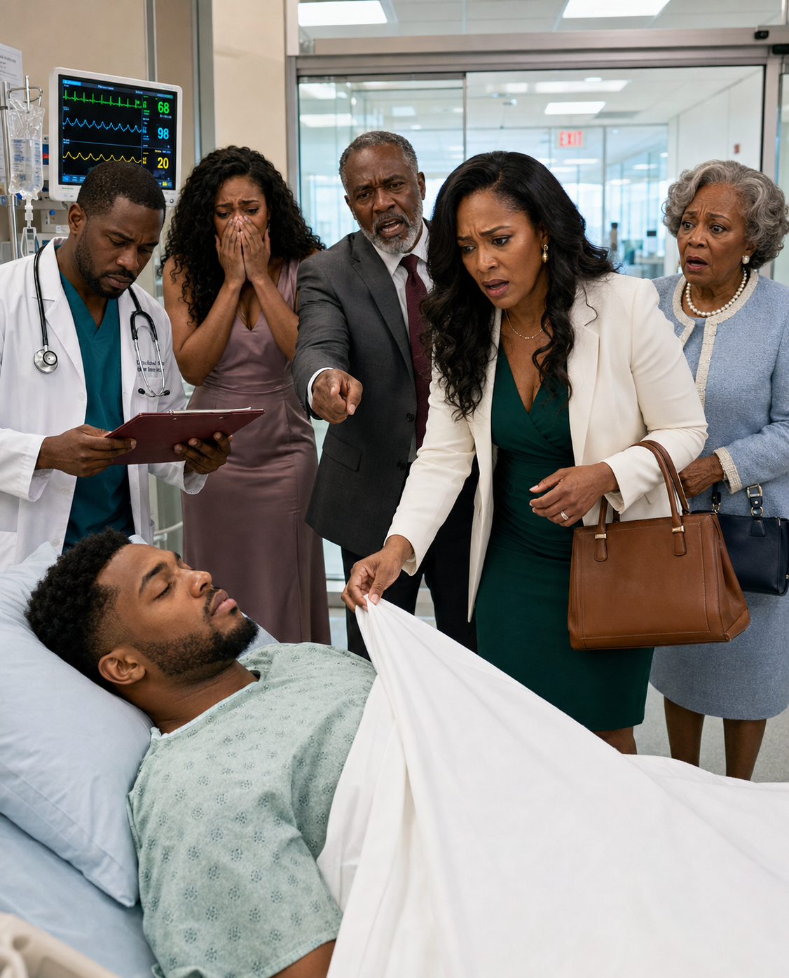 My husband suffered a stroke at a female coworker’s home at 3 a.m. At the hospital, my in-laws kept berating me—the woman they’d always despised—and pressured me to sign the surgery consent. But I firmly refused and instead did something…