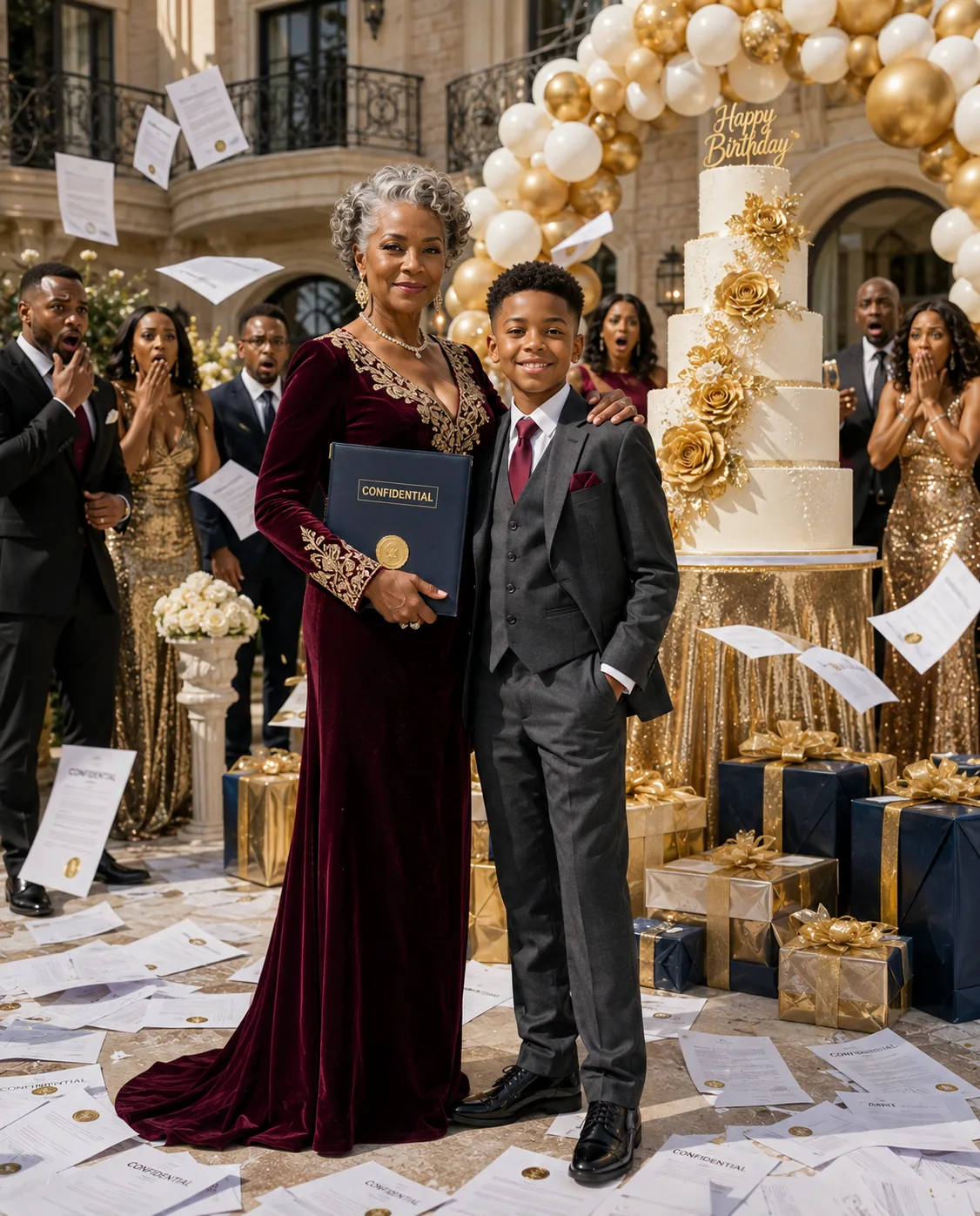 At 2 a.m., my son texted me: “Mom, I know you paid $10 million for this house… but my mother-in-law says you’re not welcome at your own grandson’s birthday.”