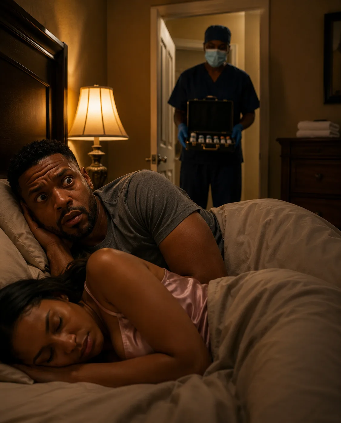 My daughter told me that a man enters our room every night… and that night I made a decision to pretend I was asleep to catch him.