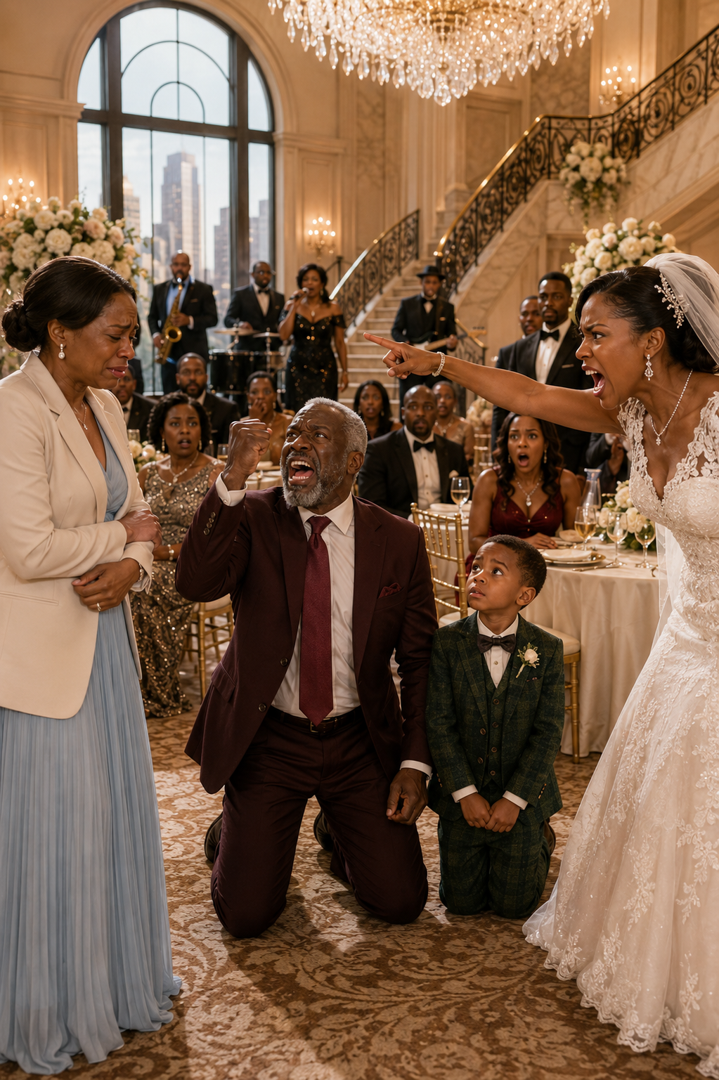 Before I walked down the aisle, my 3-year-old grandson grabbed my hand and whispered, “Grandpa, she h.urt Mommy while you were gone.”