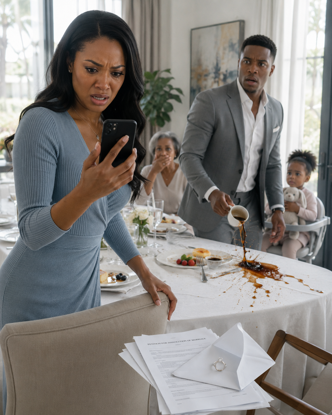 "My Mother-in-Law Called My 2-Year-Old an 'Idiot' for Not Knowing How to Put on Socks — My Husband Just Stared at His Coffee. I Slapped Him Three Times in Front of Her and Asked If He Had Any Courage Left At All."