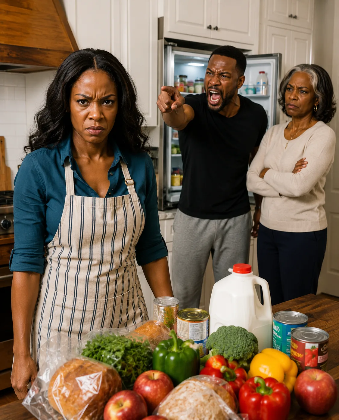 My husband had been unemployed for almost two years, but one night he opened the refrigerator and shouted, “Stop eating my food, freeloader.” What I discovered afterward about the apartment I had inherited finally made me understand why his mother had just moved in with us.