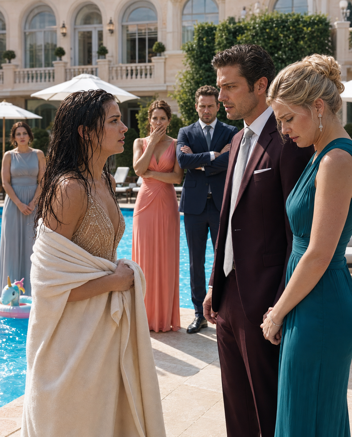 “It Was Only a Joke,” My Sister Laughed as Guests Dragged Me From the Pool. She Knew I Couldn’t Swim—but Before Sunrise, Her New Husband Had Left Her and the First Family Lie Had Begun to Collapse.