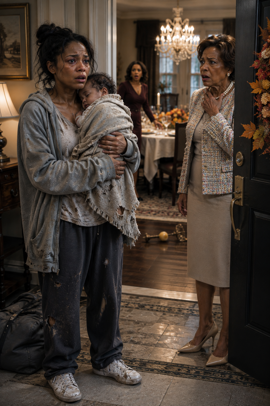 "My Grandmother Looked at My Baby in Worn Clothes and Asked, 'Wasn't the $180,000 I Sent for You Enough?' I Had Never Received a Single Dollar — And My Aunt Dropped a Candle the Second She Heard the Question."