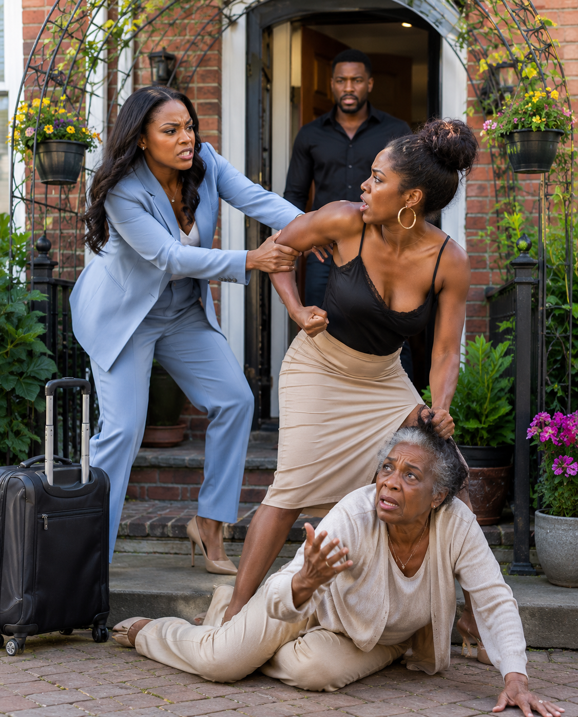 She Slapped My 66-Year-Old Mother Across the Face, Called Her “the Maid,” and Told Every Dinner Guest the House Belonged to Her. She Had No Idea I Was the Real Owner — Until I Put the Deed on the Table.