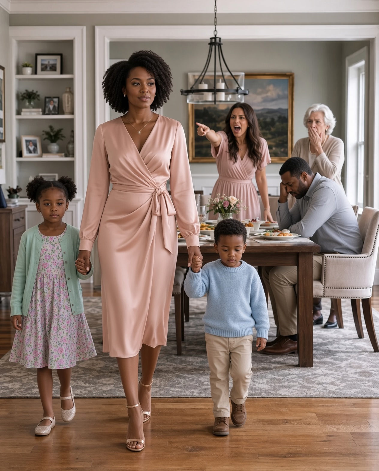My sister-in-law sl.a.pp.ed me at my own anniversary dinner for serving myself first, but it was the $6,500 sapphire necklace swinging around her neck that truly broke my marriage