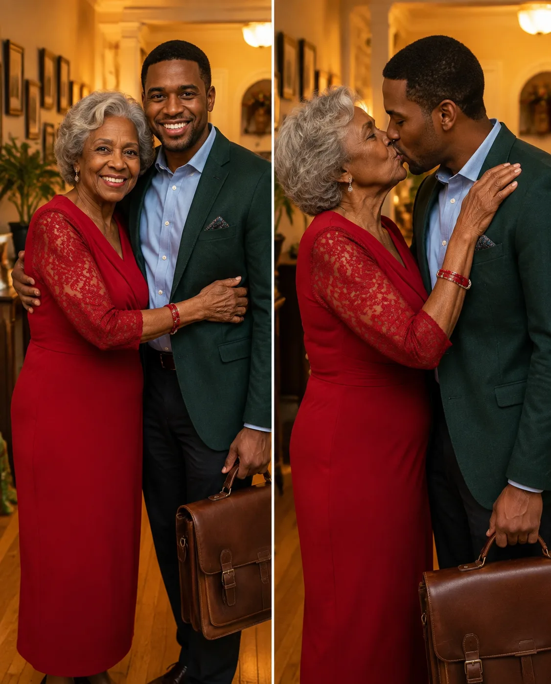 My 72-Year-Old Mom’s Younger Boyfriend Always Left Family Dinner Before Dessert – One Night, My Daughter Followed Him and Came Back with the Truth
