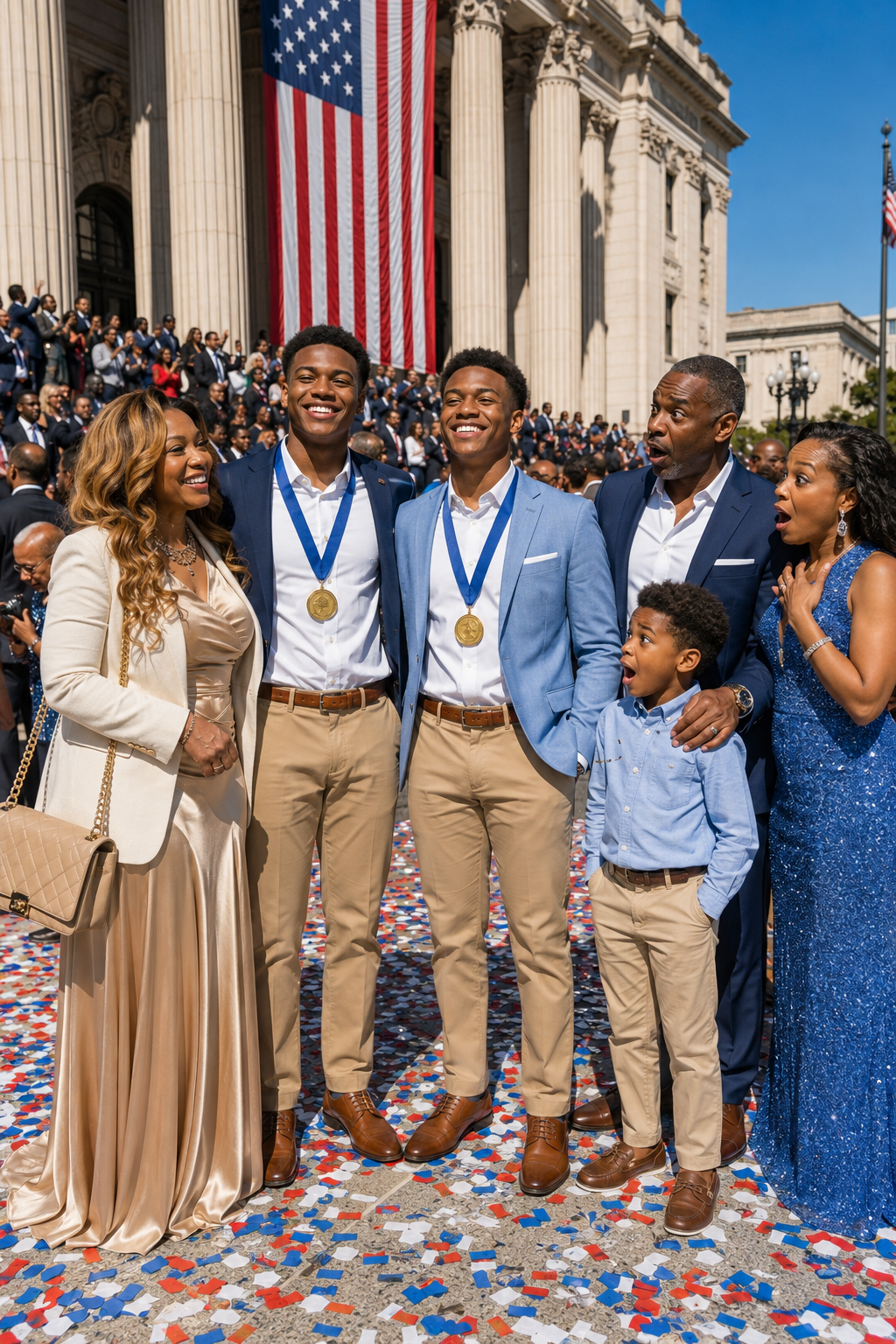 13 years after our divorce, I met my ex-husband and his mistress’s son at an intellectual contest. He yelled: “how dare you come here!” But when my twins stepped up to get the gold medals, they turned purple…