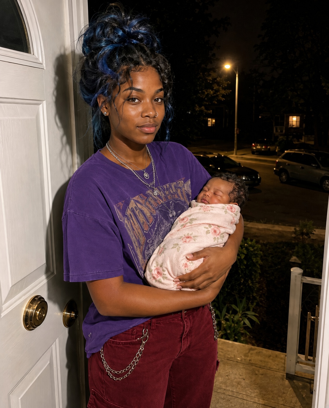 My Husband K!cked Our Daughter Out at 18—A Year Later, She Returned With a Newborn and One Shocking Sentence.