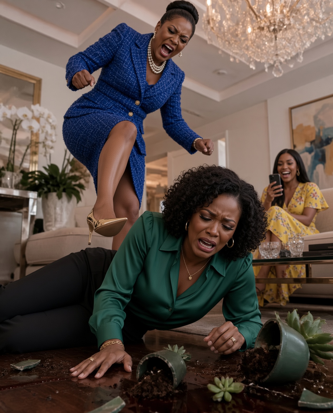 My MIL b//eat me so badly I ended up in the hospital, and my husband texted: “You deserved it!” The next morning, they rushed to my room—only to find I was gone. A sudden call from the building manager made them hurry home—and the moment they walked in…