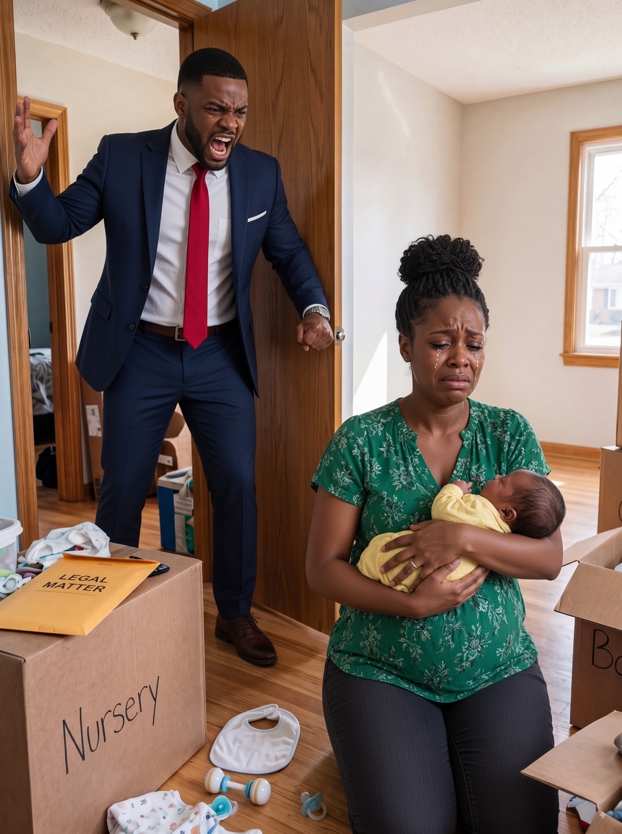 When I was nine months pregnant, my husband insisted that we divide every baby expense 50/50. “I never made you have a baby,” he told me. Four days after my emergency surgery, he returned home, stepped into the empty nursery, and suddenly pan!cked: “Where’s my baby? Where did you take her?”