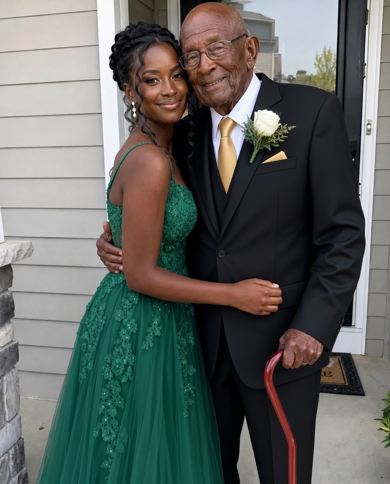 I took a lonely 78-year-old Vietnam veteran to my senior prom because he'd never attended his own — when grandma saw my date, she went pale.