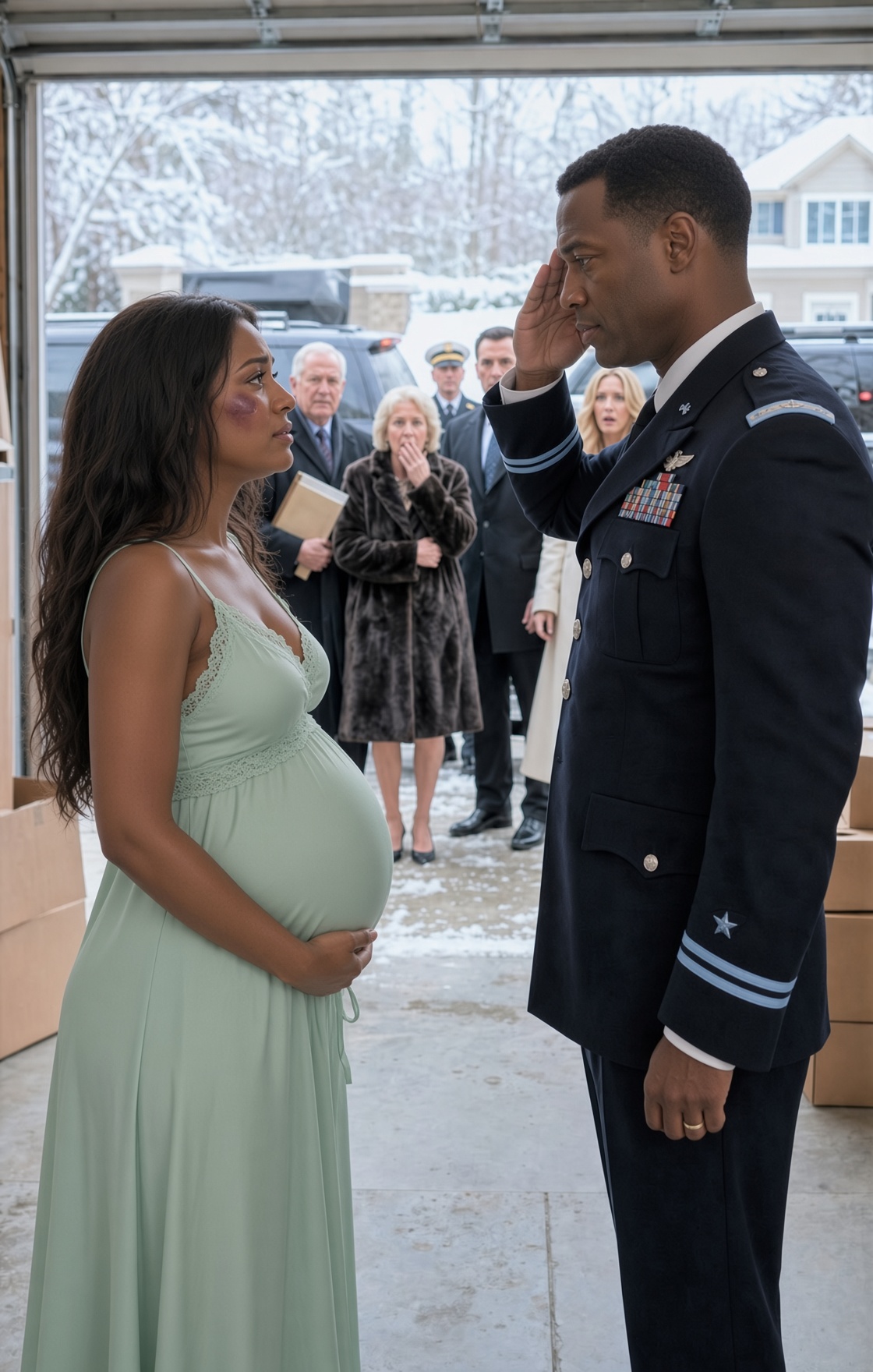 Just hours after my husband’s military funeral, my own family glanced at my pregnant belly and decided I didn’t deserve a warm room. Instead, they sent me to sleep in the freezing garage so my sister’s wealthy husband could move into my bedroom.