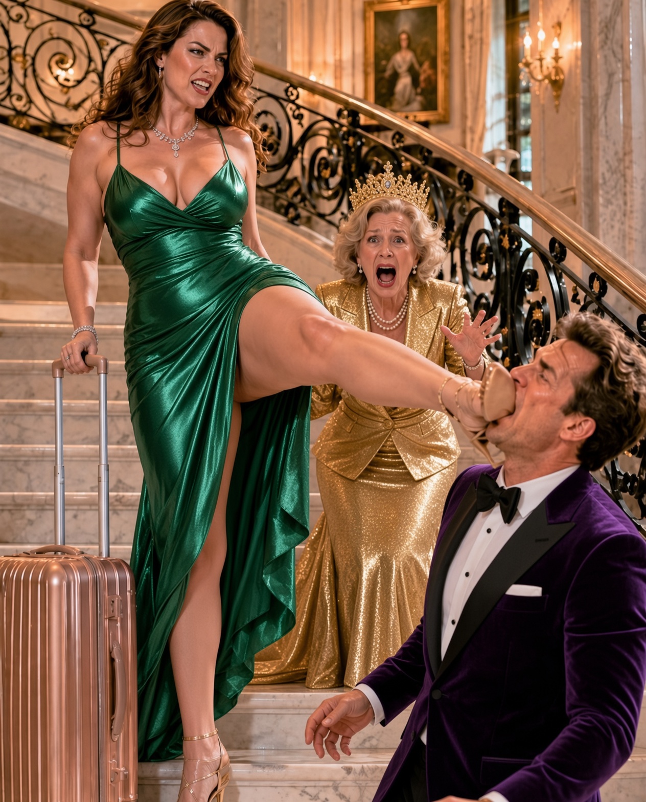Fourteen hours after our wedding, my husband threw a filthy cleaning rag in my face and sneered, “You’re not my wife—you’re a maid now. Earn your keep.” His mother stood behind him
