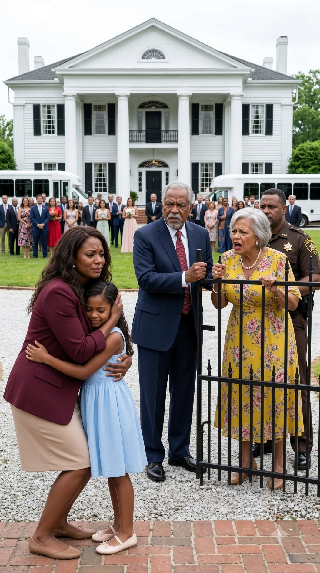 My parents ordered me to clear my farmhouse so they could host 40 anniversary guests. I warned them that my daughter had just returned home after a bone-marrow transplant and could not be exposed to crowds. Mom coldly said, “Lock her upstairs.” I agreed. But when they arrived Saturday, the sheriff was waiting at the front gate.