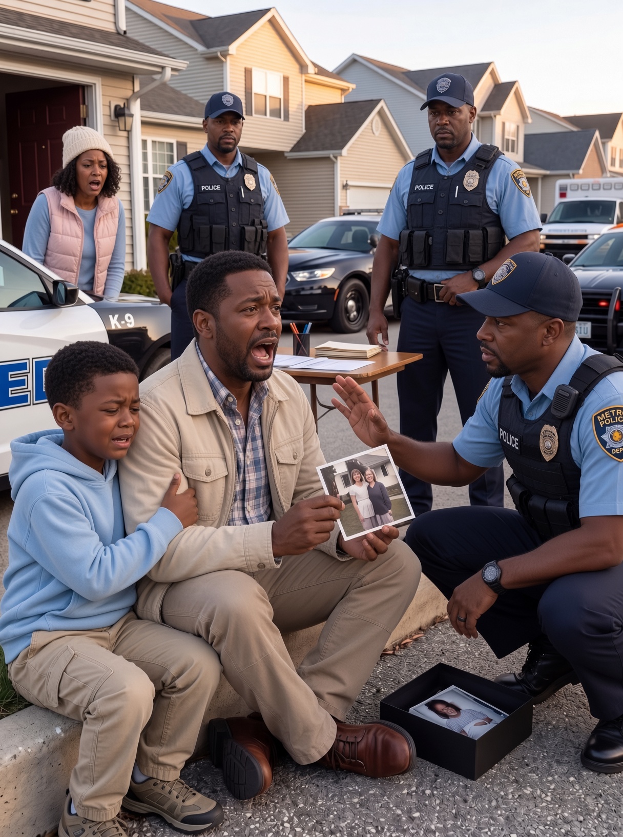 My Son Rushed Into the Grocery Store Crying, “Dad, Come Home NOW!” I Raced Back—Only to See Police Cars Lined Up Outside My House.