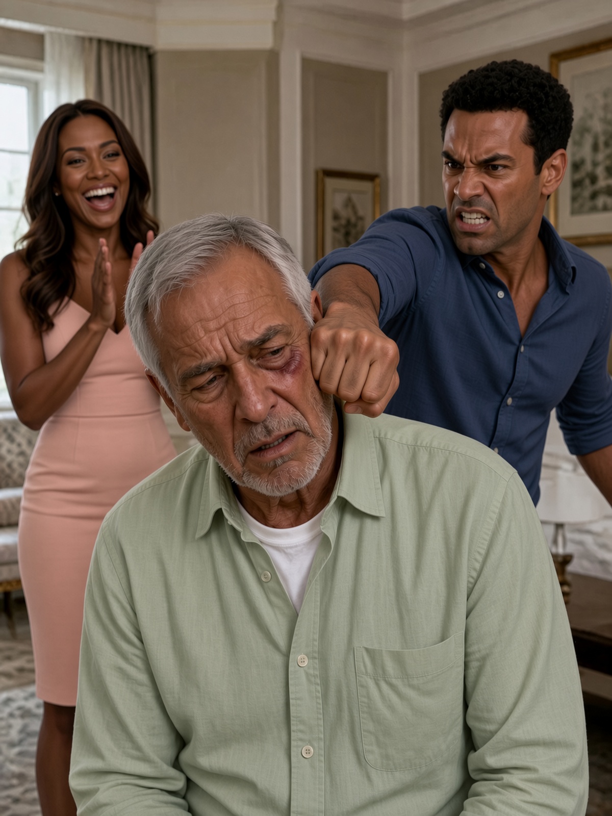 My Son H!t Me 30 Times in Front of His Wife, Certain I Was Too Weak to Fight Back… But the Next Morning, While He Sat in His Office Planning the Future of “His” House, I Quietly Sold the Property He Thought He Would Inherit—And When He Found Out, He Finally Realized Just How Wrong He Had Been.