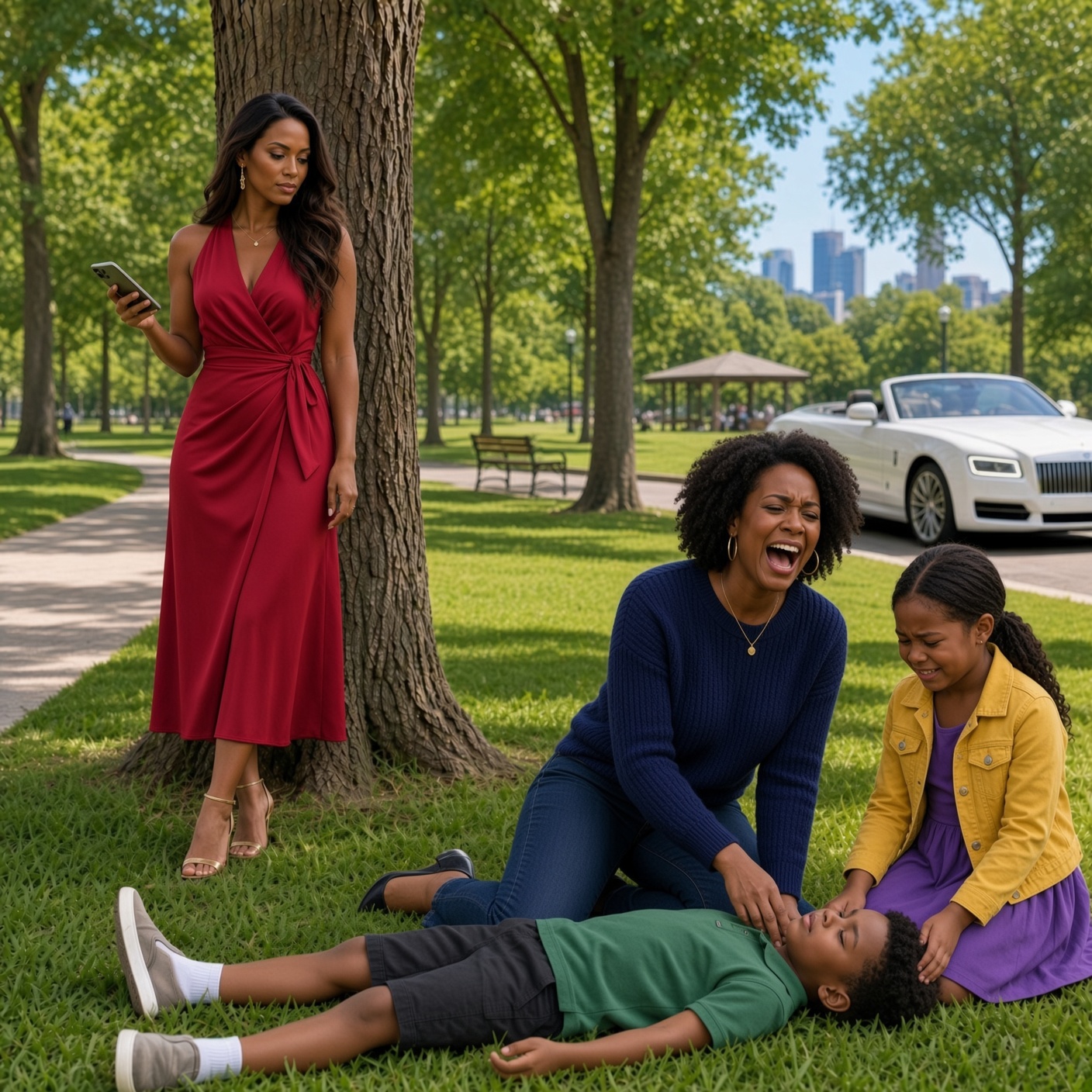 My sister-in-law took my son for a “fun afternoon.” Two hours later, my niece called me crying: “Mom said it was just a joke… but he won’t wake up.” I found him motionless in the park, and doctors discovered he’d been given a sedative. But the real nightmare began when police saw whose name was on the prescription.