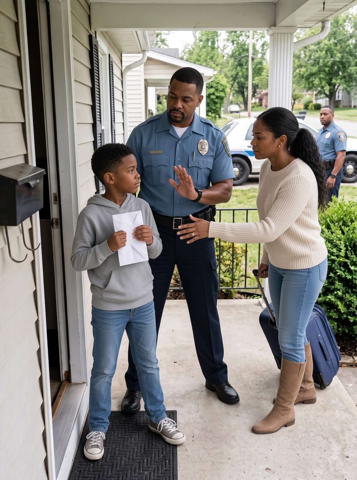 When I was 11, my mom took a month-long trip and left me alone with just $20. When she finally returned home… the last thing she expected was to see police officers waiting at the door…