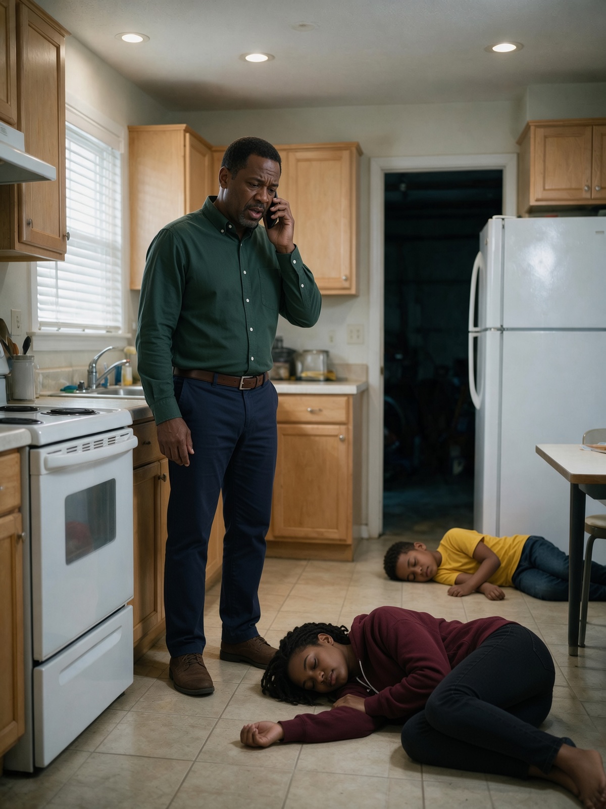 I thought my husband was making an ordinary family dinner until my eight-year-old son and I suddenly became too weak to stand. While I lay on the kitchen floor pretending to be unconscious, I heard my husband walk into the next room and say, “It’s done. She won’t make that meeting tomorrow.” Then he asked about our son—and I realized dinner had been planned around something far bigger than money disappearing from our account.
