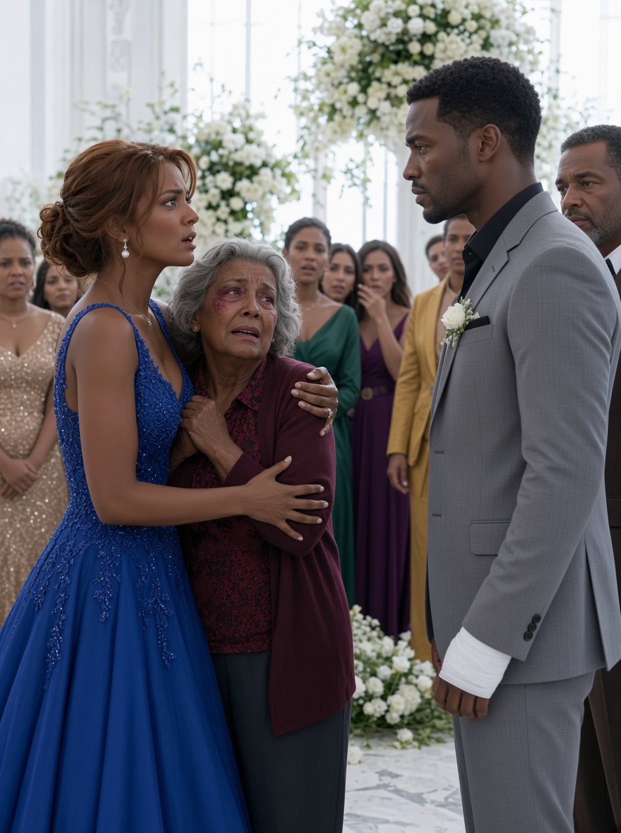 On My Wedding Night, I Saw My Father-in-Law B:ea:t My Mother-in-Law So Badly She Had to Go to the Hospital. When I Tried to Help Her, My Husband Sl:app:ed Me and Said, “Stay Out of This.” I Inj:ured Three of His Fingers, Grabbed My Phone, and Left… But That Same Morning, I Discovered a Fraud Worth More Than 12 Million That Changed Everything.