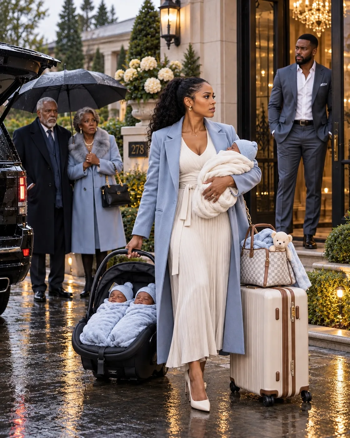 Ten Days After I Gave Birth to Triplets, My Husband Changed the Locks and Threw Us Out—By Morning, He Was Begging Me to Come Back