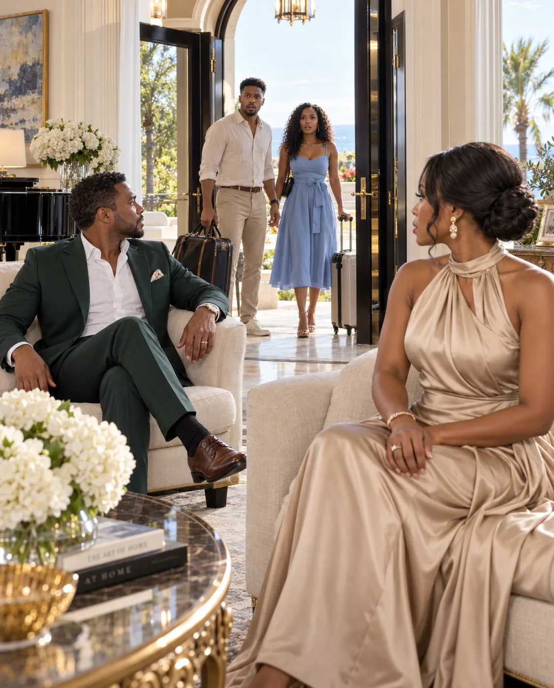 My Husband Led His Mistress to My $4.8 Million Lake Villa to Humi.li.ate Me and Make Me Sign It Over—But Her Husband and the Owner Were Already Waiting Inside!