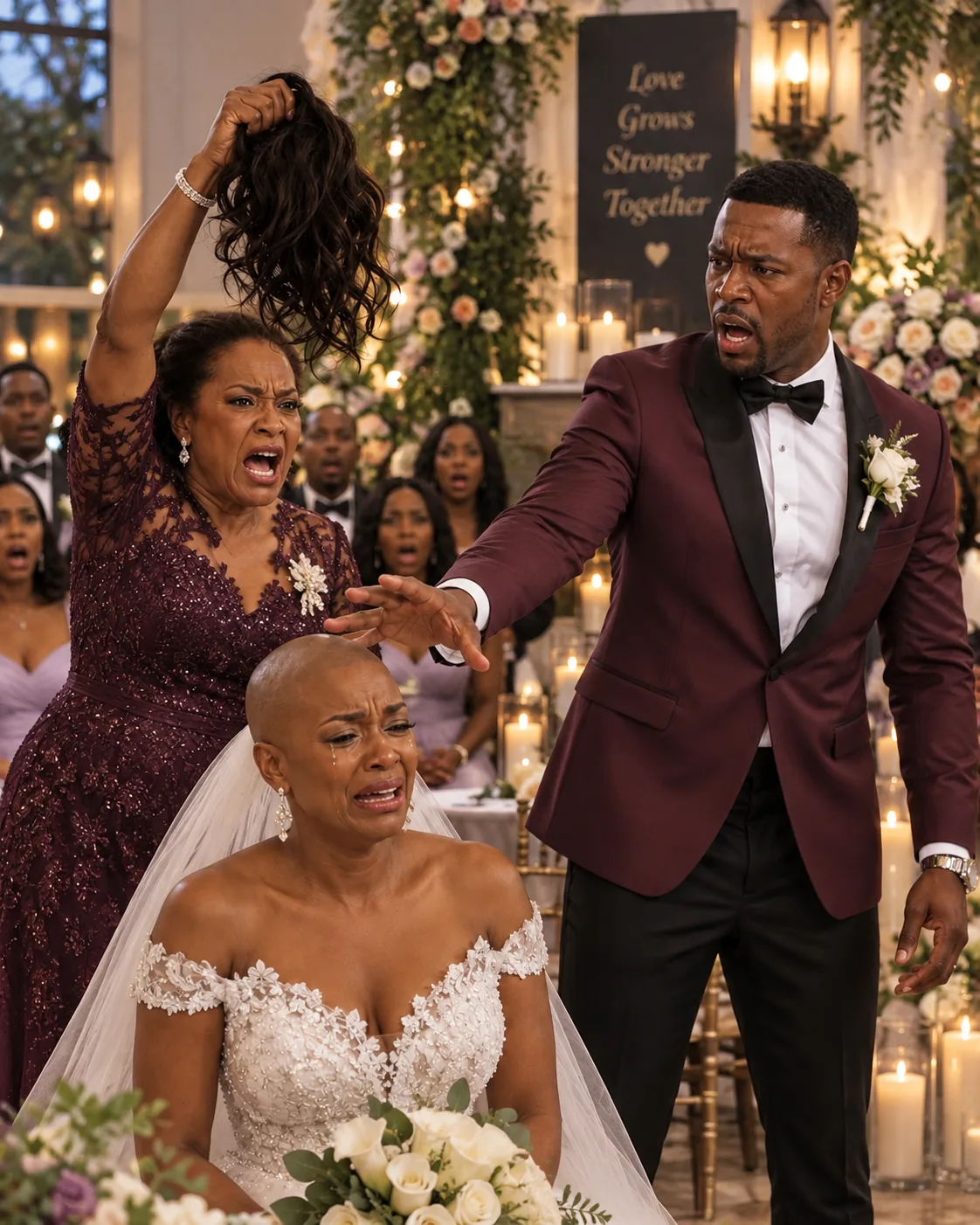 My Mother-in-Law Pulled Off My Wig at the Altar—Then My Groom Revealed Who Had Really Been Lying