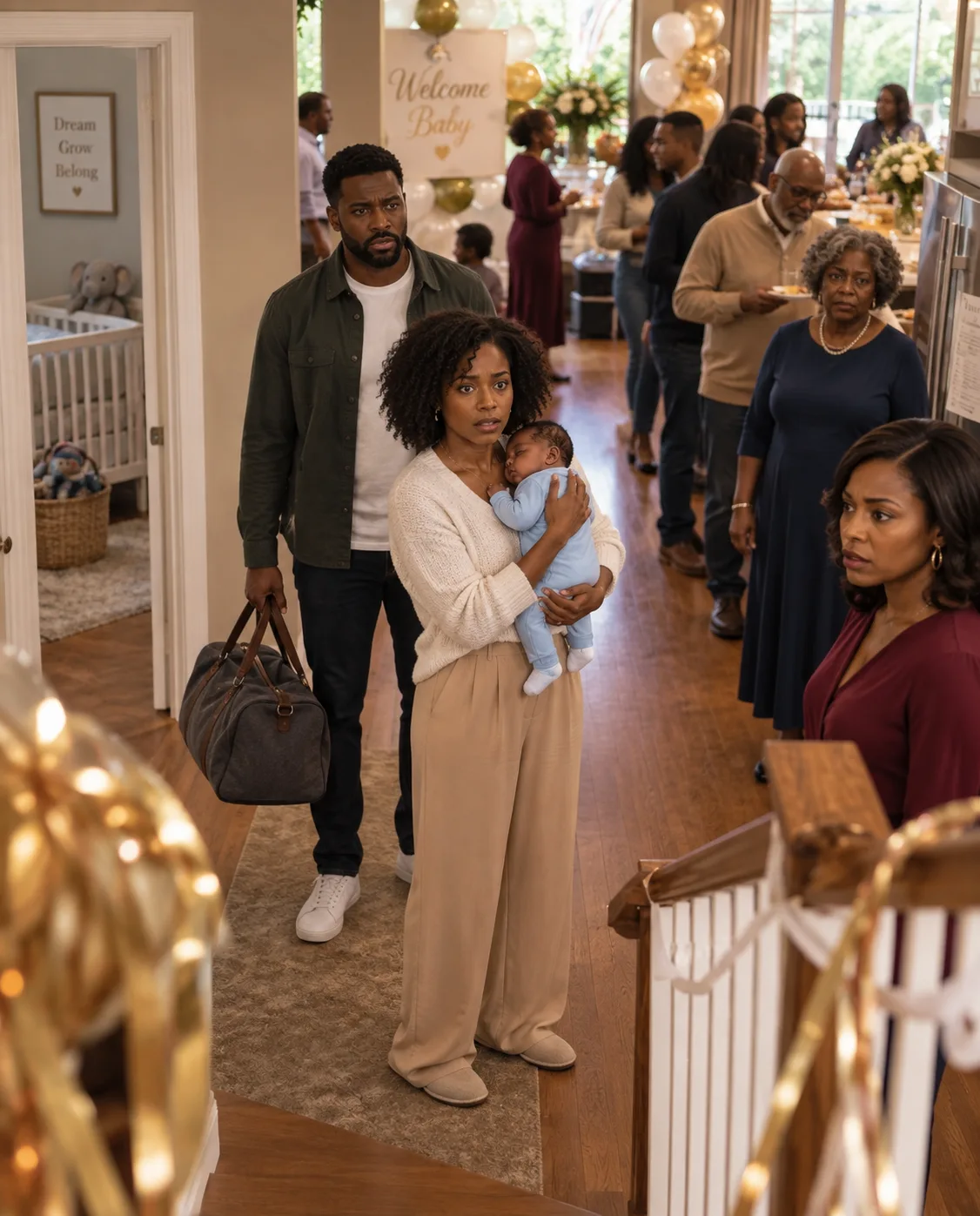 Three Days After Giving Birth, I Came Home to Find 22 of My Husband’s Relatives Turning My House Into an Overnight Party. Then I Opened My Recovery Room—and Learned the One Thing My Husband Had Said About Me.