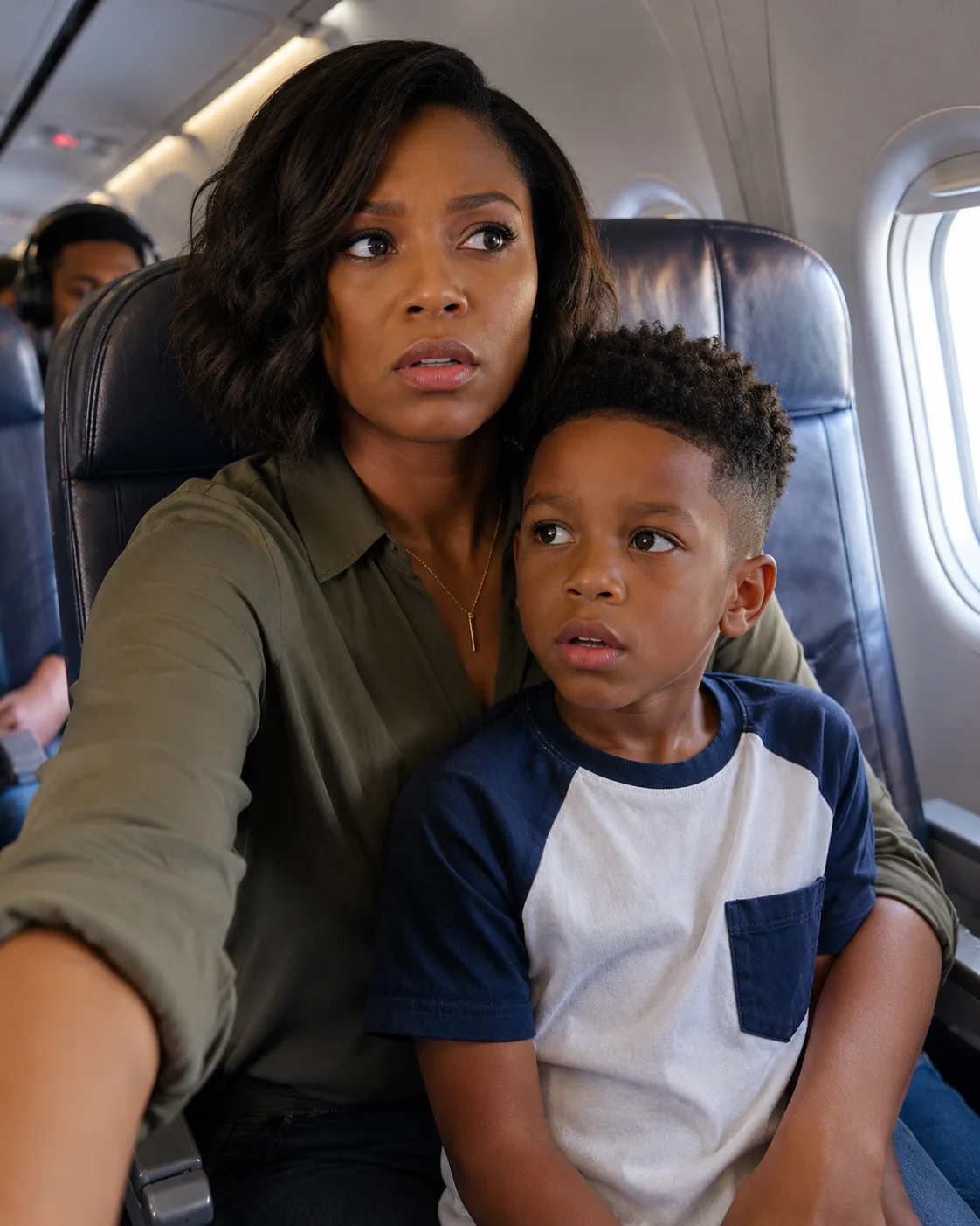 My Son and I Got on My Pilot Husband’s Flight to Surprise Him – Then He Said Something over the Speakers That Made Us Stop Smiling