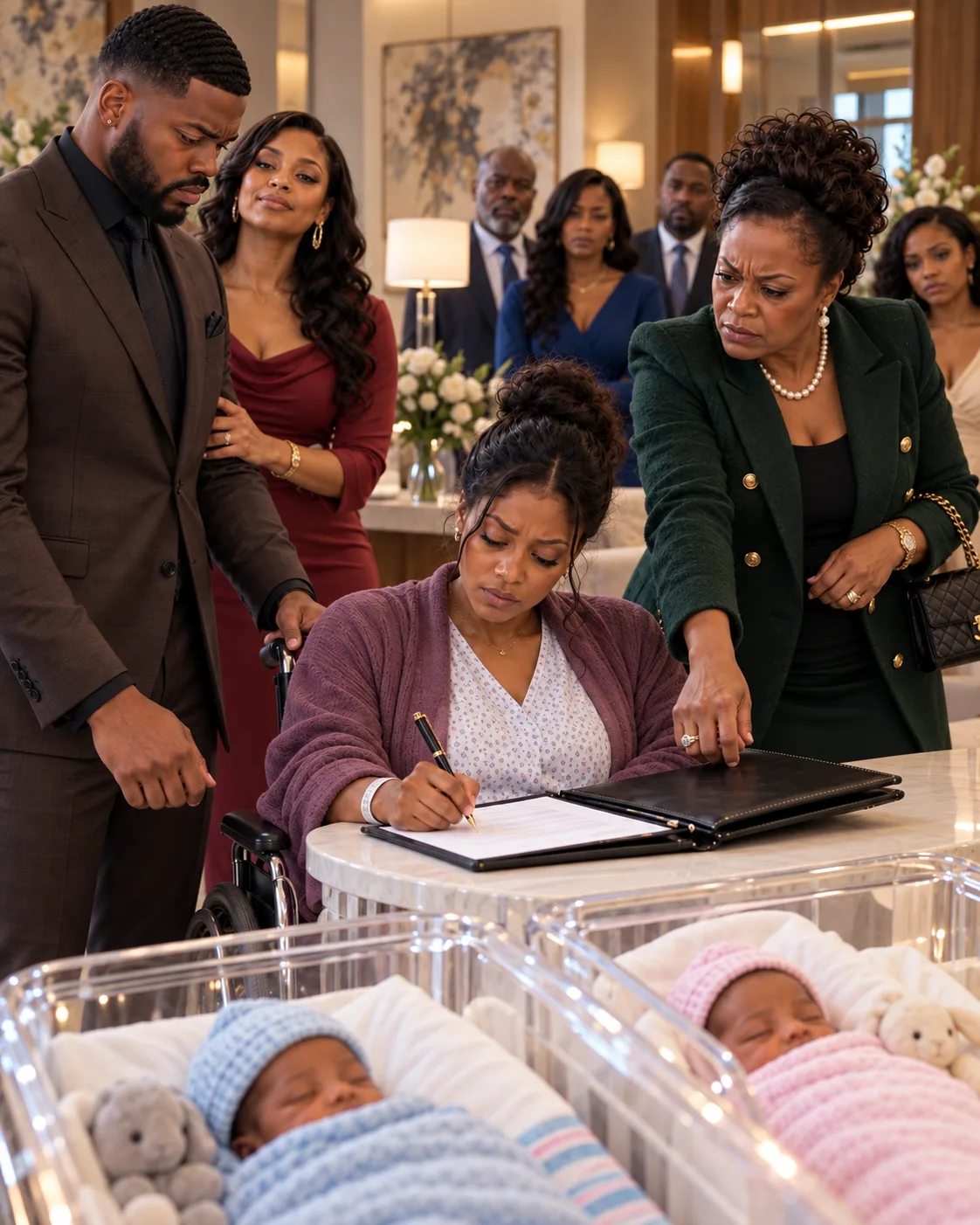 Three Days After My C-Section, My Husband Offered Me $200,000 to Give Up Our Twins—Then His 22 Witnesses Learned What They Had Really Witnessed