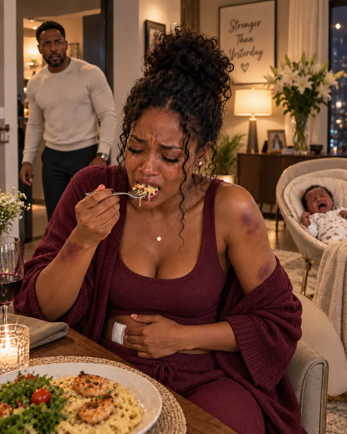 I Came Home Early on New Year’s Eve and Found My Wife Starving After Her C-Section—Then I Checked the Cameras