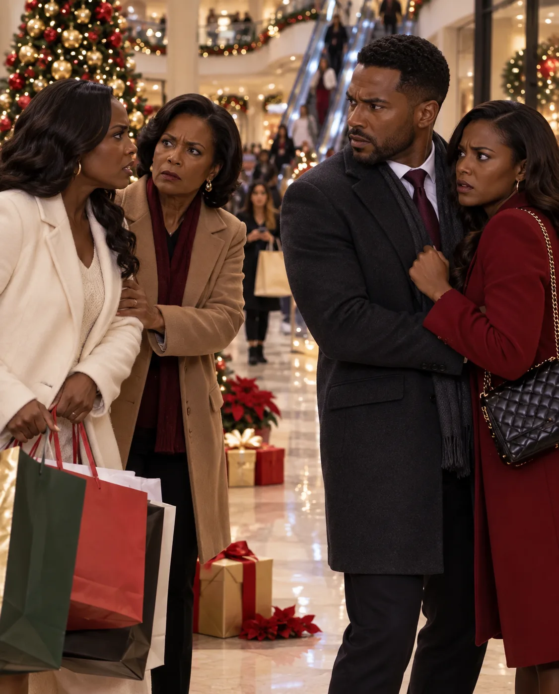 I CAUGHT MY HUSBAND HOLDING ANOTHER WOMAN’S HAND AT CHRISTMAS—THEN HIS OWN MOTHER TOLD ME, “DON’T REACT. WATCH ME.”