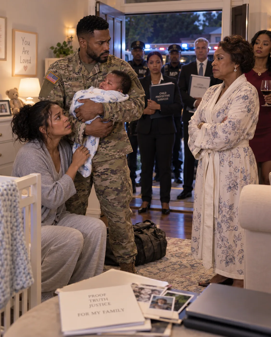I Came Home From Deployment and Found My Newborn Son Burning With Fever—Then My Mother Said, “She Needed to Learn Her Place”