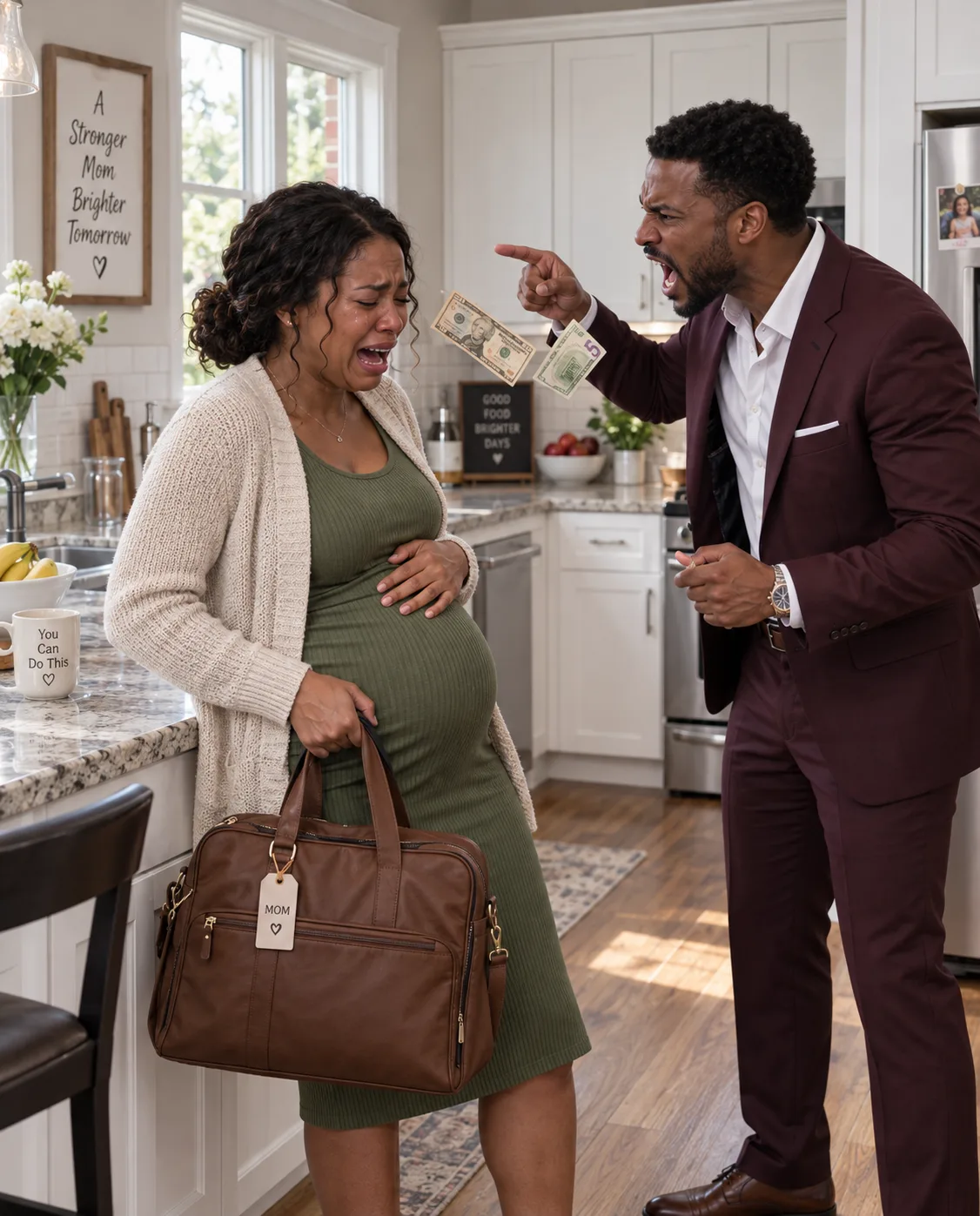 At nine months pregnant, I expected my husband to drive me to the hospital. Instead, he tossed fifteen dollars at me and said it was enough for a taxi.