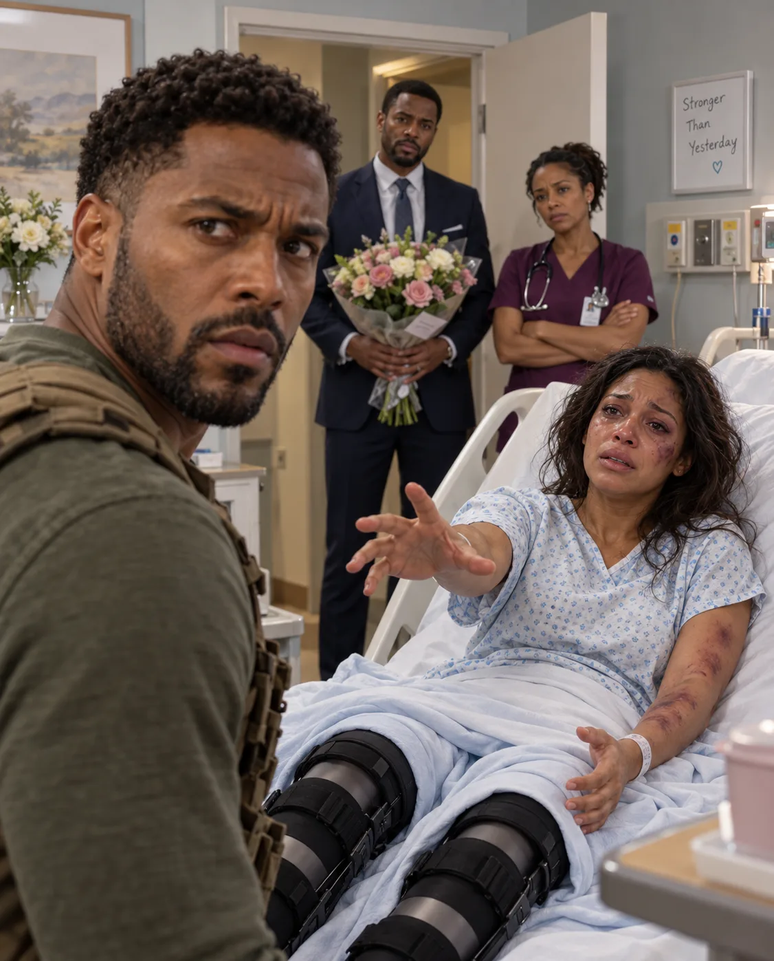 I was five thousand miles from home when a nurse called me sobbing and said, “Blake… they broke both of your wife’s legs.” Then a man took the phone from her, laughed, and whispered, “Come do something about it, soldier. My father owns the police.”