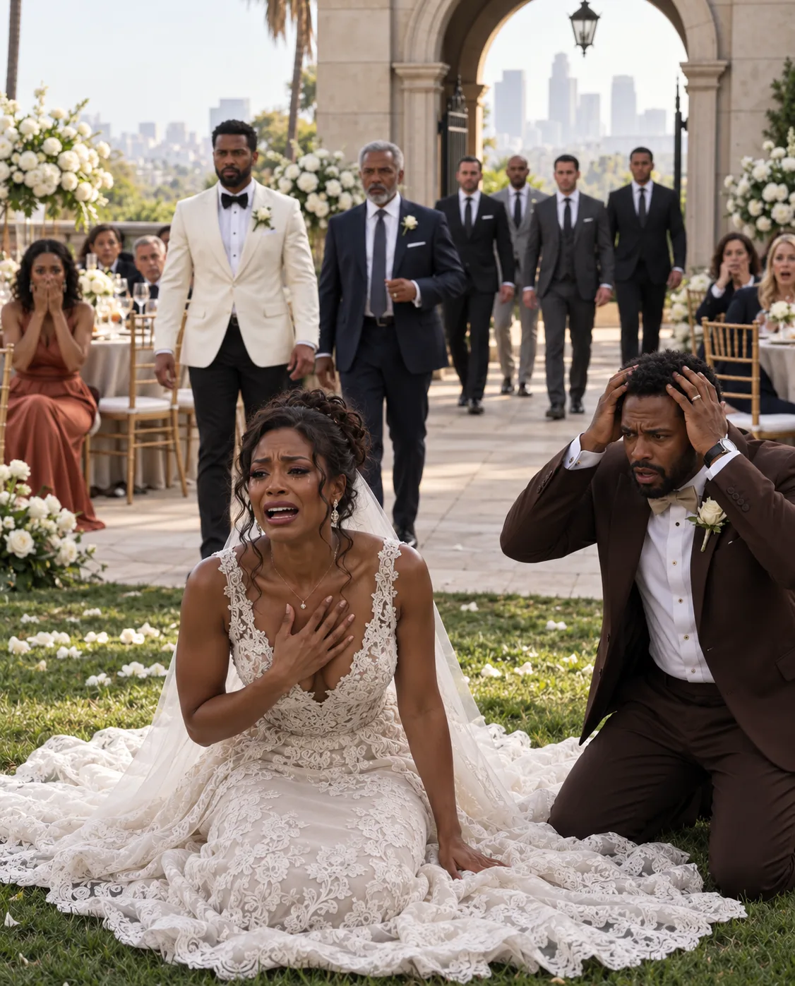 Dressed in a simple suit at my son’s multi-million-dollar wedding reception, the bride cornered me with a look of pure disgust: “You don’t belong here. Leave now before you em:bar:rass him.”