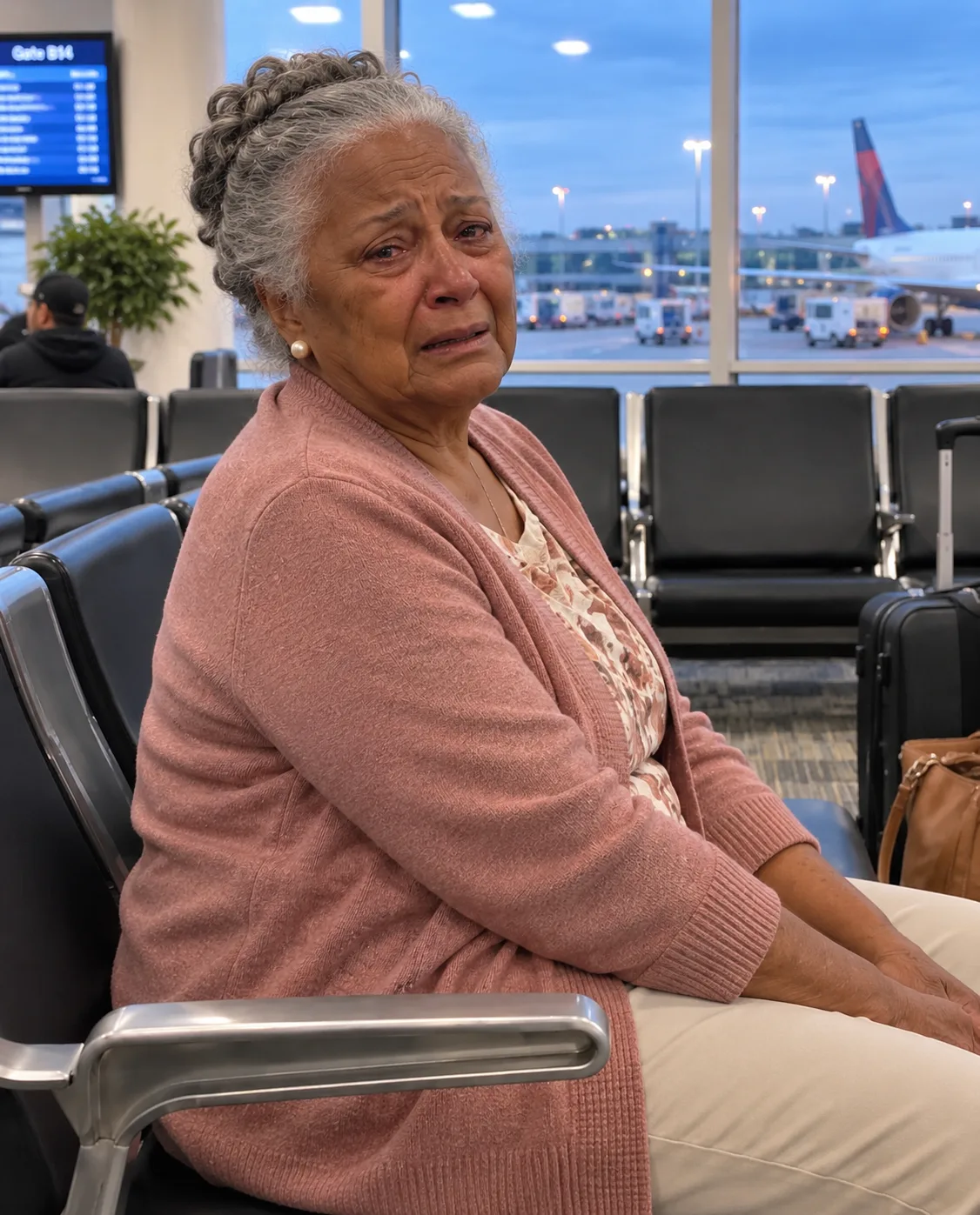 My family wouldn’t pick me up from the airport after I buried my husband overseas — they had no idea what I had arranged to appear on the evening news the very next day.