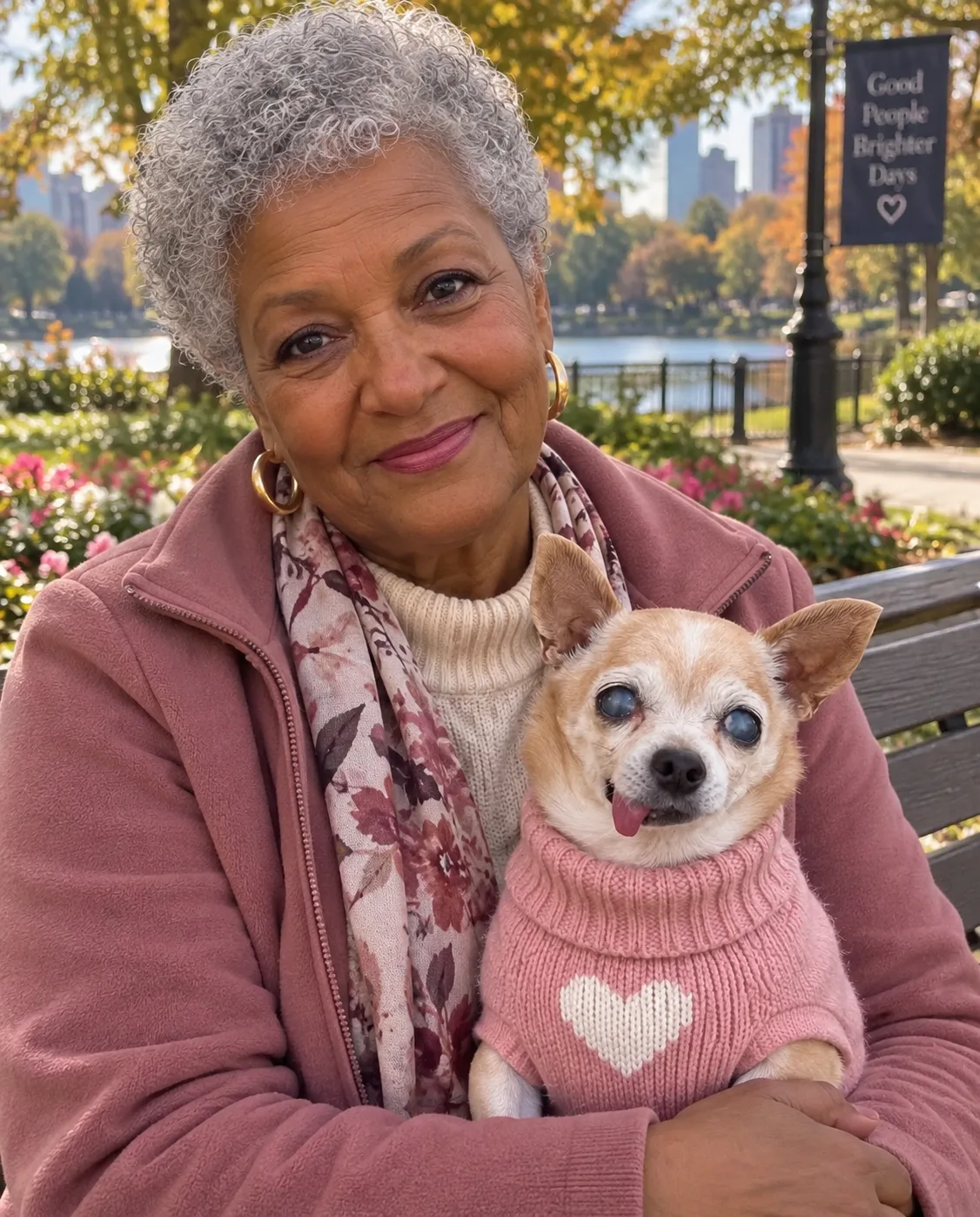 A CAFÉ OWNER THREW ME OUT OVER MY BLIND OLD CHIHUAHUA—THEN A STRANGER ASKED, “DOES THE NAME VICTORIA LANG MEAN ANYTHING TO YOU?”
