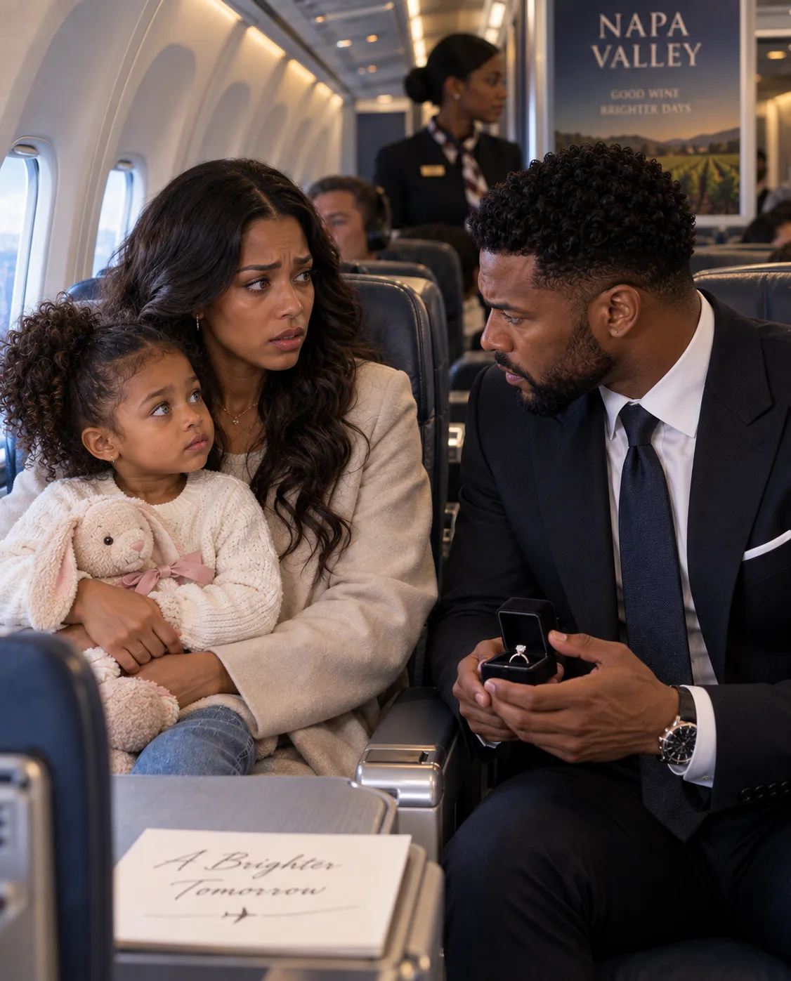 I Was Flying to Propose to Another Woman—Then a Little Girl Boarded With My Dead Father’s Eyes