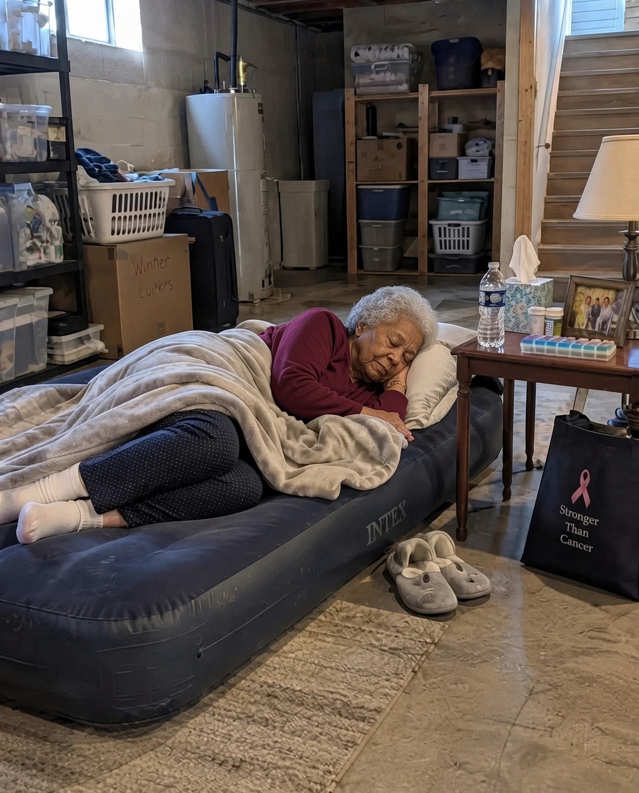 My Husband Put My 70-Year-Old Mother on an Air Mattress During Chemotherapy—Then My Dinner Guest Made Him Regret Saying “I’m the Man of the House”