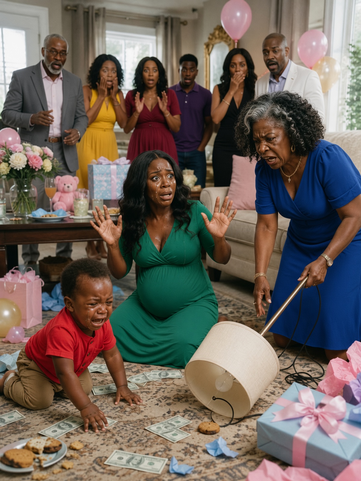 My Sister-in-Law Attacked My Six-Year-Old at My Baby Shower After She Caught Her Taking Gift Money—Then My Daughter Whispered One Word That Exposed a Much Bigger Secret
