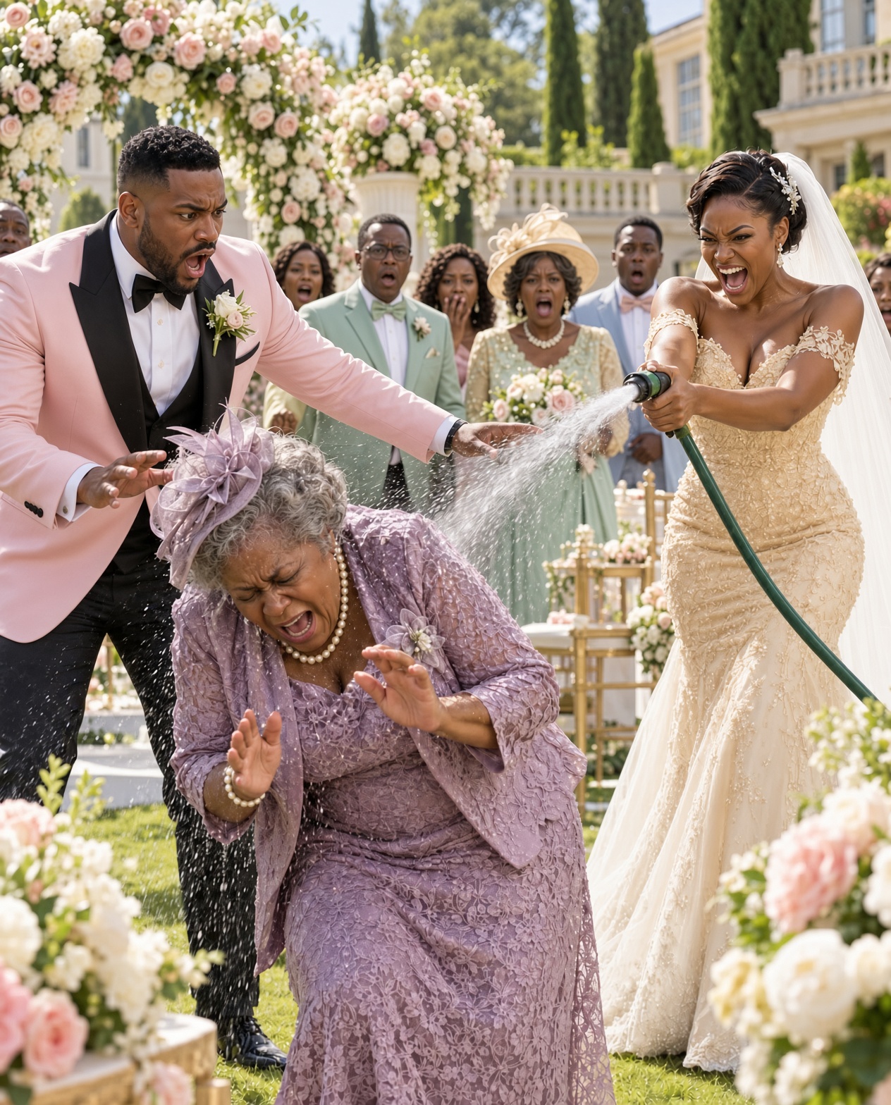 My Bride Hosed Down My Mother at Our Wedding—By Sunrise, Her Family Learned Who Really Owned Their Empire