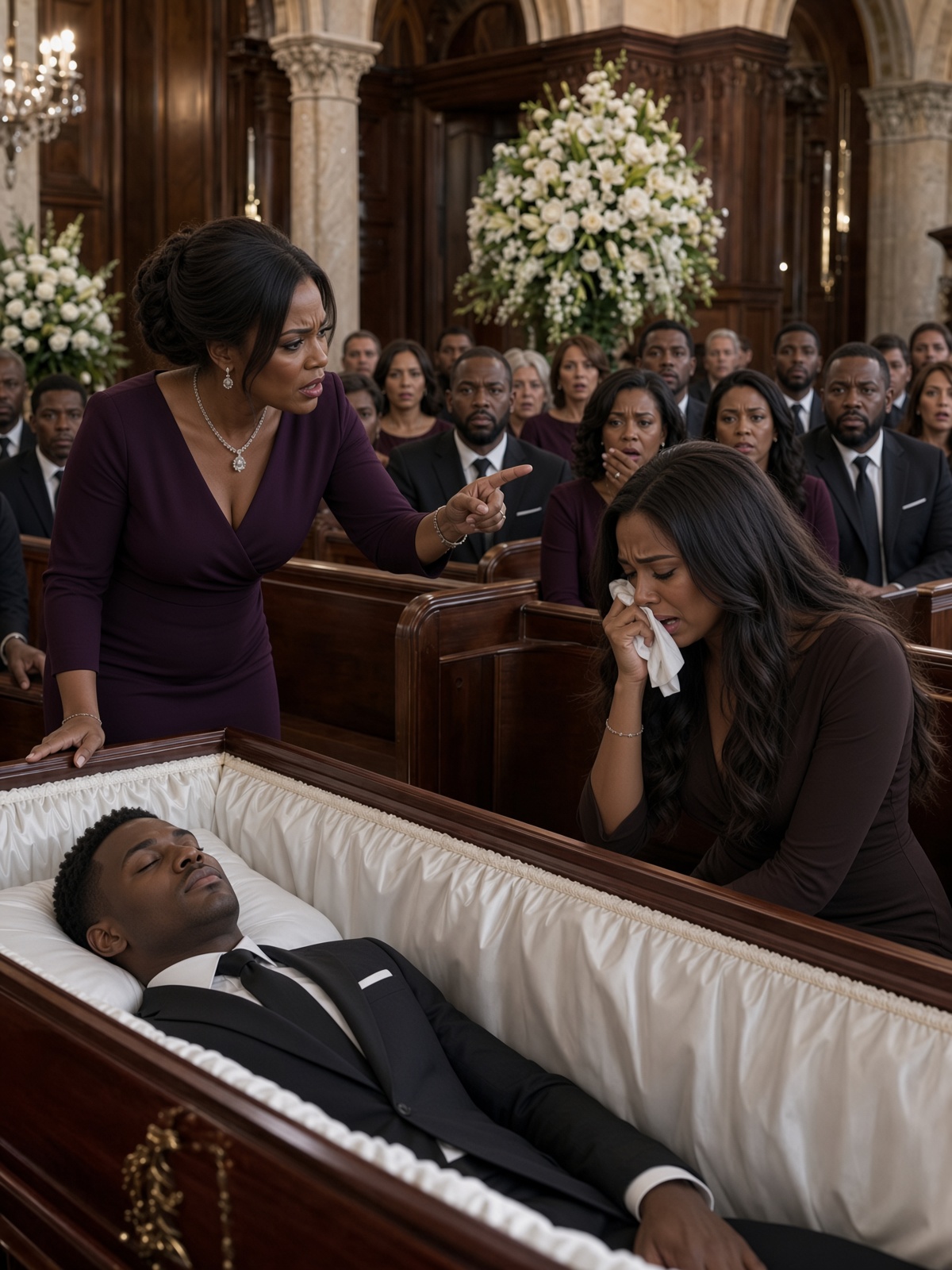 At my husband’s funeral, my mother-in-law looked me straight in the eye and coldly said, “It’s better for him to d:ie now than to live with the hum:iliation she brought upon him.”