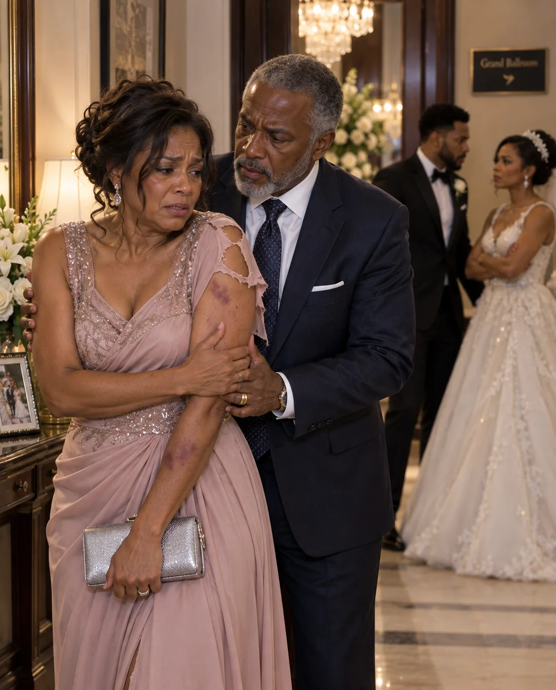 At My Son’s Wedding, My Wife Said She Fell—Then the Venue Manager Showed Me What the Cameras Really Saw